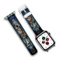 Pastele Black Panther Marvel Custom Personalized Apple Watch Band Genuine Leather Watch Band Replacement 38mm 40mm 42mm 44mm