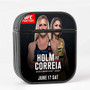 Pastele Holly Holm vs Bethe Correia Custom New Personalized AirPods Case Apple AirPods Gen 1 AirPods Gen 2 AirPods Pro Protective Cover Sublimation