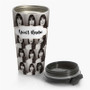 Pastele Zooey Deschannel Custom Personalized Name Steinless Steel Travel Mug