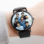 Pastele BTS Watch Custom Unisex Black Quartz Watch Premium Gift Box Watches