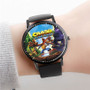 Pastele Crash Bandicoot Watch Custom New Unisex Black Quartz Watch Premium Gift Box Watches