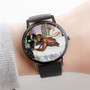 Pastele Gucci Mane Woptober II Watch Custom Unisex Black Quartz Watch Premium Gift Box Watches