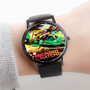 Pastele Michiko Hatchin Watch Custom Unisex Black Quartz Watch Premium Gift Box Watches