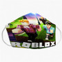 Pastele Roblox Awesome Custom Fabric Face Mask Polyester Two Layers Cloth Washable Non-Surgical Protective Face Mask