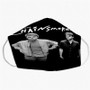 Pastele The Chainsmokers Art Custom Fabric Face Mask Polyester Two Layers Cloth Washable Non-Surgical Protective Face Mask