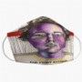 Pastele The Front Bottoms Custom Fabric Face Mask Polyester Two Layers Cloth Washable Non-Surgical Protective Face Mask