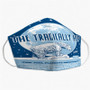 Pastele The Tragically Hip Custom Fabric Face Mask Polyester Two Layers Cloth Washable Non-Surgical Protective Face Mask