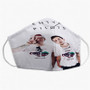 Pastele Twenty One Pilots Art Custom Fabric Face Mask Polyester Two Layers Cloth Washable Non-Surgical Protective Face Mask