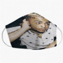 Pastele XXXTentacion Art Custom Fabric Face Mask Polyester Two Layers Cloth Washable Non-Surgical Protective Face Mask