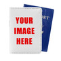 Custom Your Image PU Leather Passport Travel Baggage Cover
