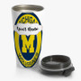 Pastele Michigan Wolverines Custom Personalized Name Steinless Steel Travel Mug