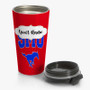 Pastele SMU Mustangs Custom Personalized Name Steinless Steel Travel Mug