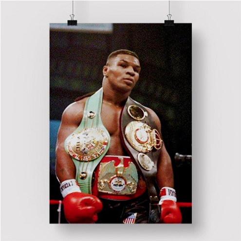 Pastele Mike Tyson Champion Boxer Belt Custom Personalized Silk