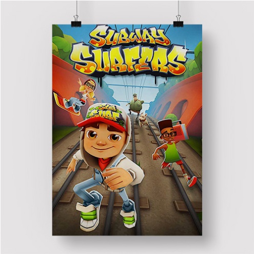 Game Subway Surfer 1 Vintage Art Canvas Poster Wall Art Decor