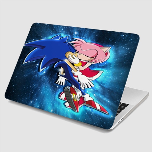 Pastele Sonic X and Sonamy Kiss MacBook Case Custom