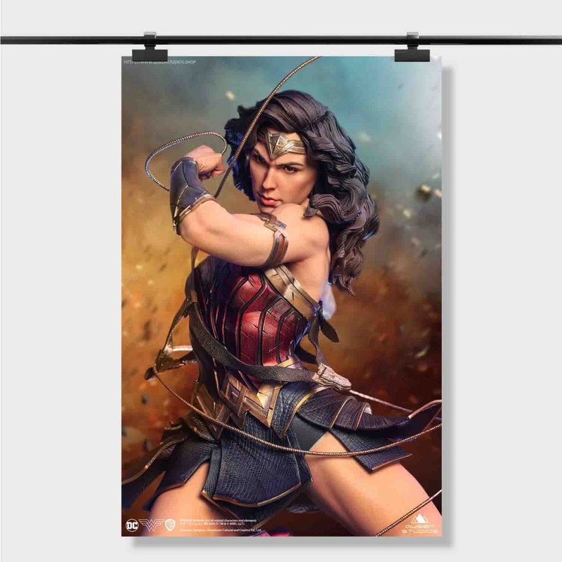 Sexy Wonder Woman Silk Poster Print Wall Decor 20 x 13 Inch 24 x 36 Inch