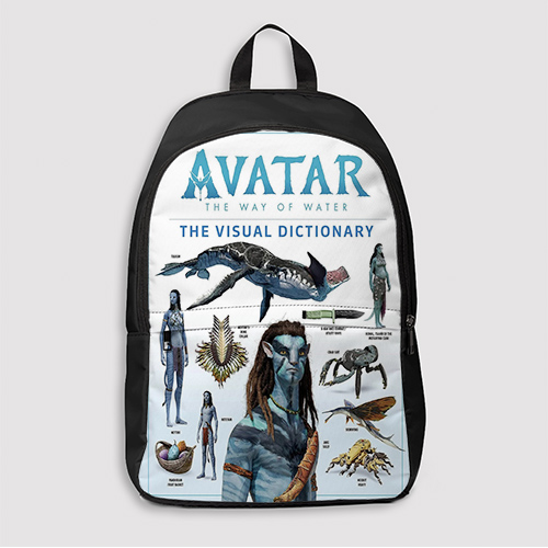 https://cdn11.bigcommerce.com/s-xhmrmcecz5/images/stencil/original/products/211908/217268/Avatar-The-Way-of-Water-Dictionary-Custom-Backpack__89501.1674112618.jpg