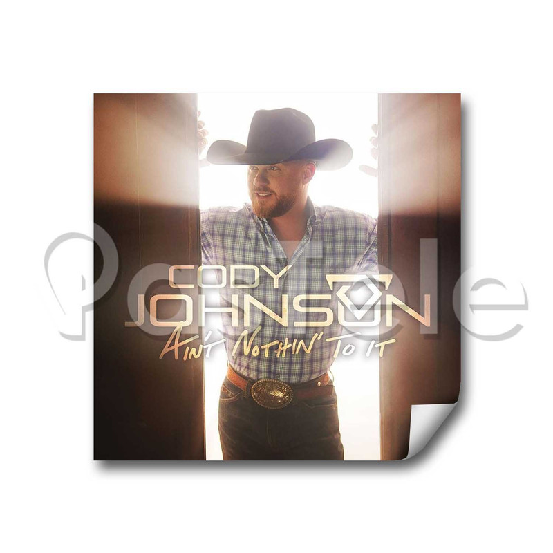 Cody Johnson Nothin on You Custom Stickers White Transparent Vinyl