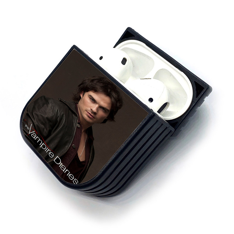 Pastele Damon Salvatore Vampire Diaries Custom Personalized AirPods Case  Apple AirPods Gen 1 AirPods Gen 2 AirPods Pro Protective Cover