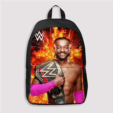 Pastele Kofi Kingston WWE Custom Backpack Personalized School Bag