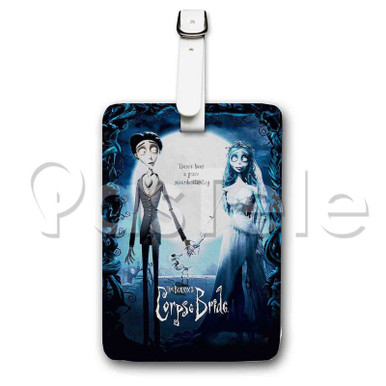 Tim Burton s The Corpse Bride Custom Personalized Luggage Tags PU Leather  Travel Baggage Name ID Labels