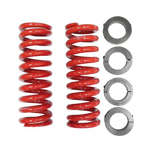 RED Rear Heavy Duty Coil Springs #TT-Y201R-RE