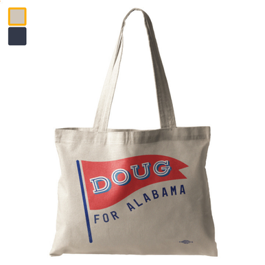 Pennant Canvas Tote - Natural