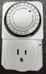 Analog timer to trigger feeder at programmed times