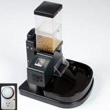 CSF-3 cat Super Feeder with stand/bowl, chute cover, external analog timer and mounting hardware. 
