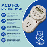 ACDT-20 Digital timer features