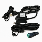 Power supply kit to power outdoor automatic pet feeders