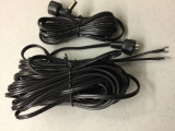 30 foot and  6 foot wire with plugs