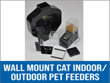 Wall Mount  Cat Indoor and Outdoor Pet Feeders