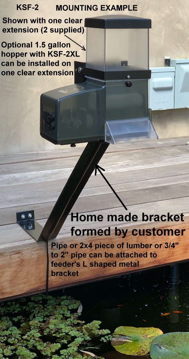 automatic koi pond feeder