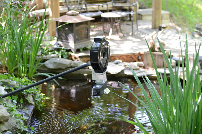 outdoor pond automatic fish feeder
