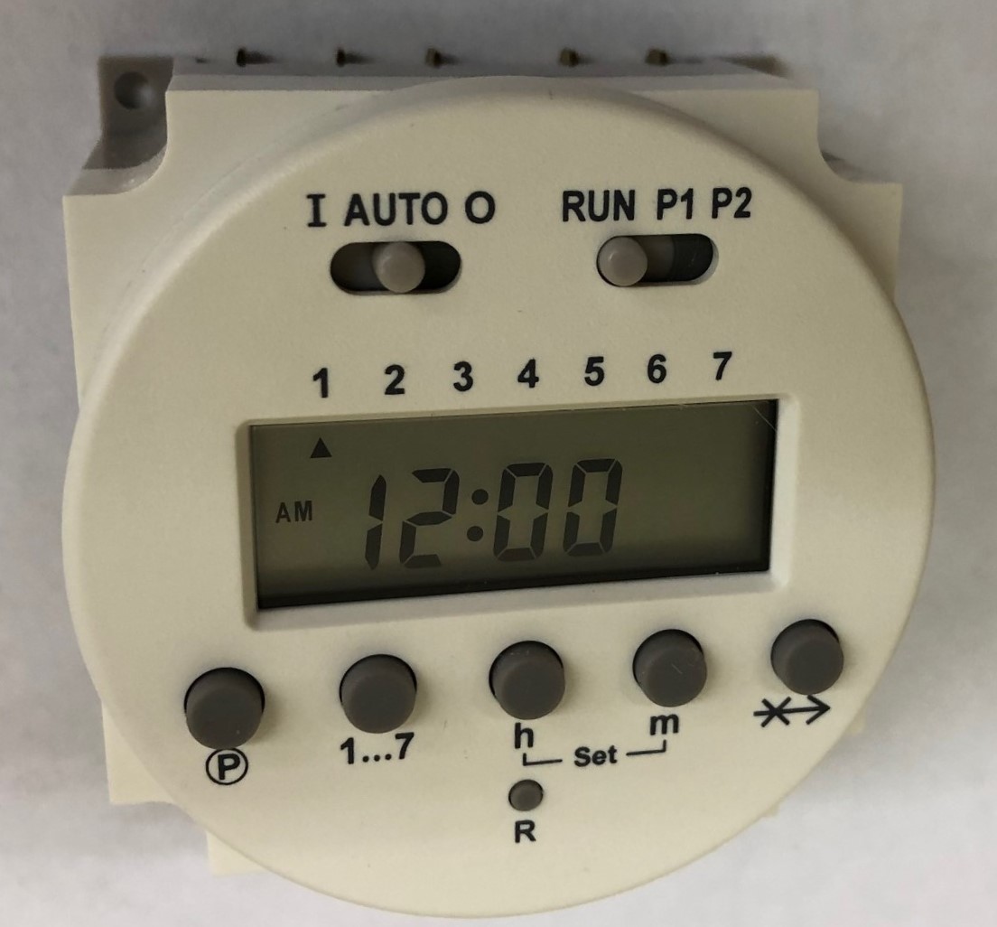 12V DC Programmable Two-channel Timer