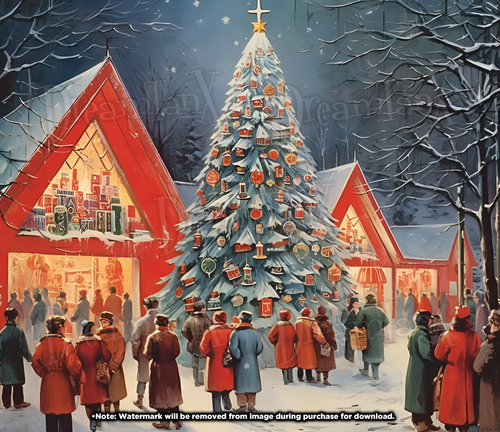 Shopaholic's Dream: Christmas Tree Extravaganza