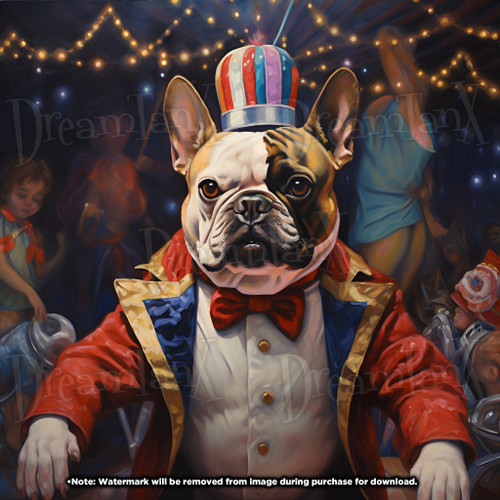 French Bulldog Carnival Barker Ring Master