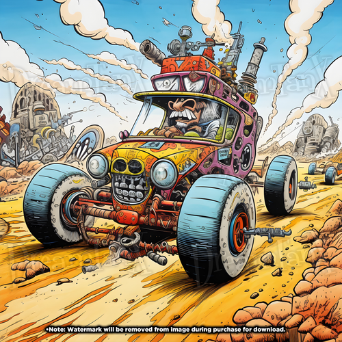 Highway Havoc: Dieselpunk Mad Max Truckers #3