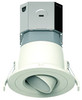 2" Gimbal Recessed LED J-Box Fixture, 2.7K/3K/3.5K/4K/5K, 120V, 6.5W, 600 Lumens, ETL Listed, Energy Star Rated, Dimmable (AL-LEDJB-2ICNGR)