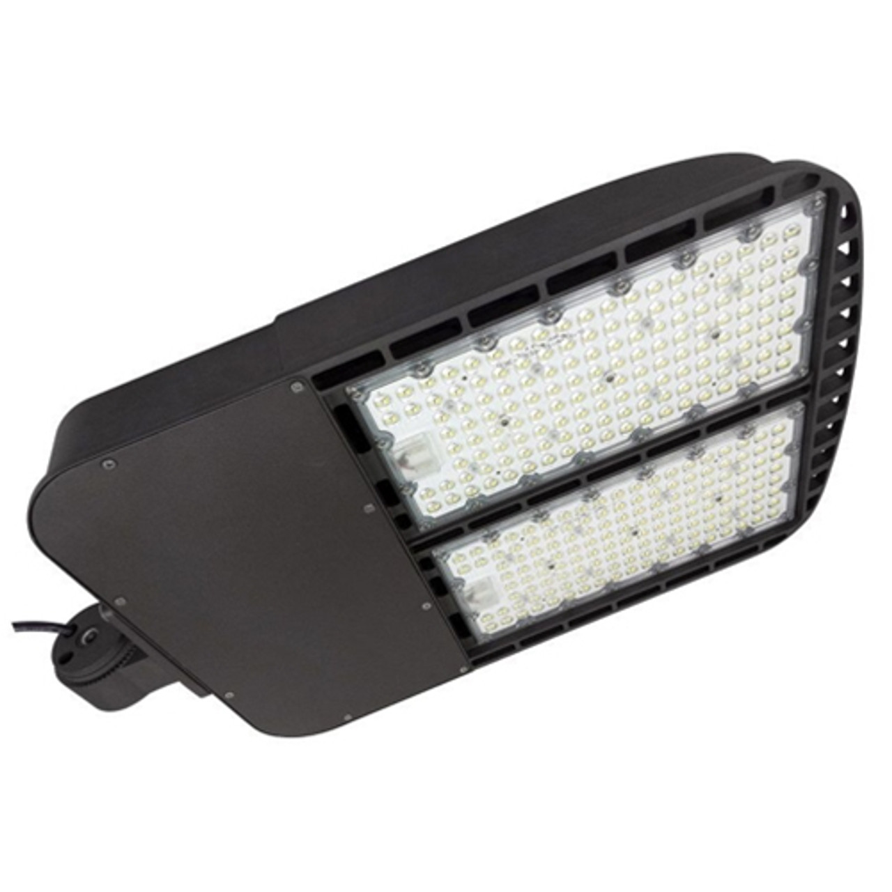 LED Shoe Box Light, 400 watt, 56,783 lumen, 277-480 volt, 5000 Kelvin, UL  and DLC Listed