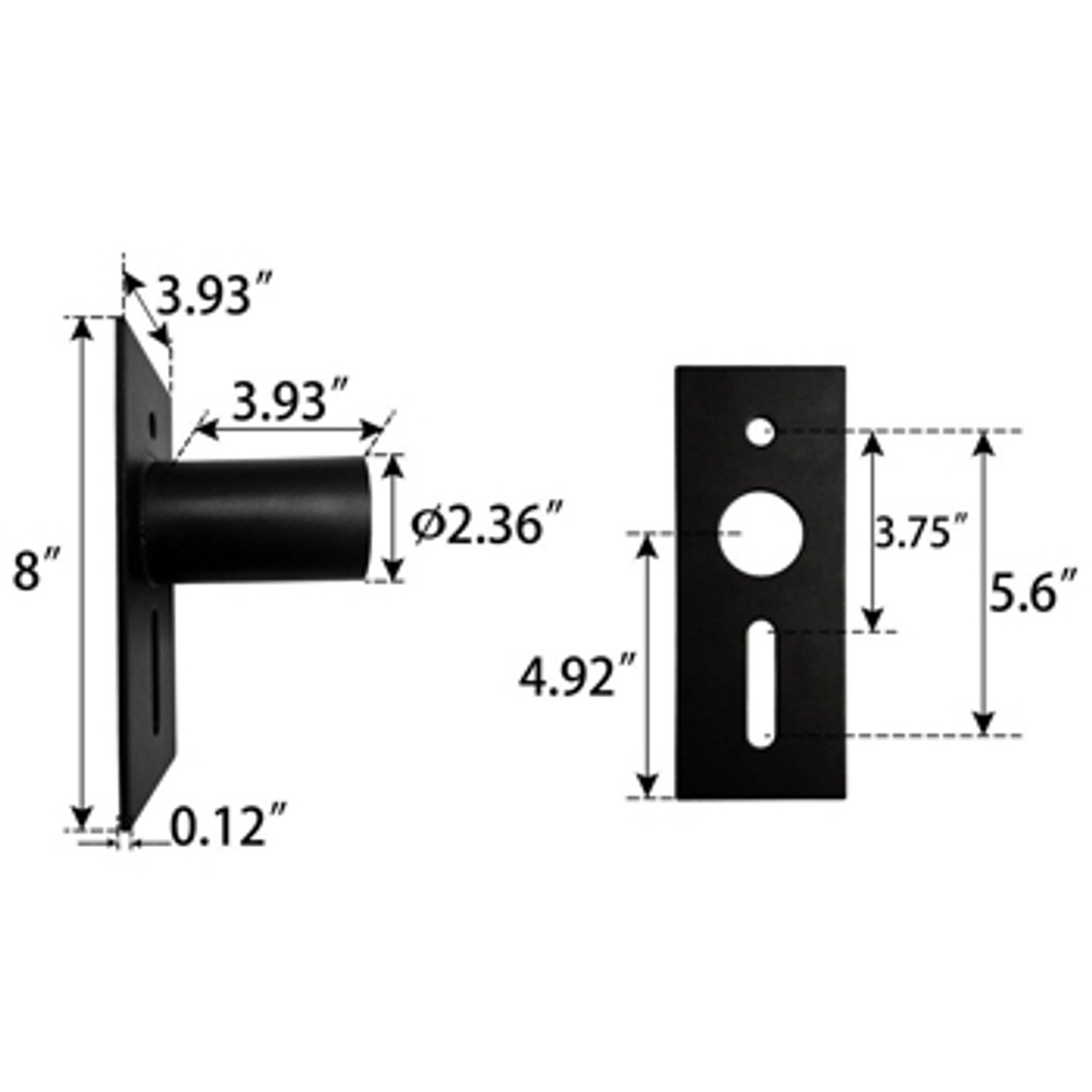 Slip Fitter Adaptor Dimensions