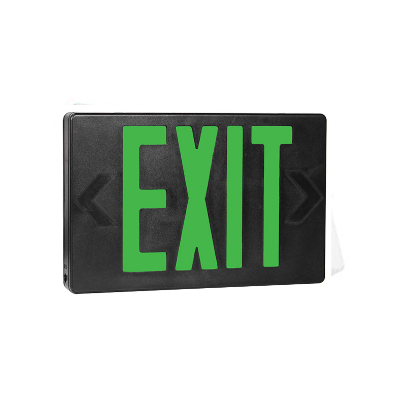 アルミニウム LED EXIT サイン Aluminum Exit Sign Green LED Universal Face