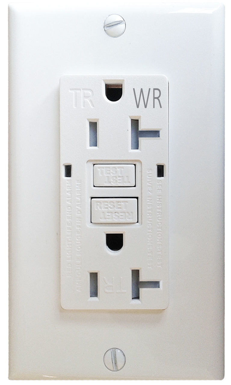 20 AMP Self-Testing Tamper and Weather Resistant - Self Test (UL943) (GFCI20-ST-TR-WR)