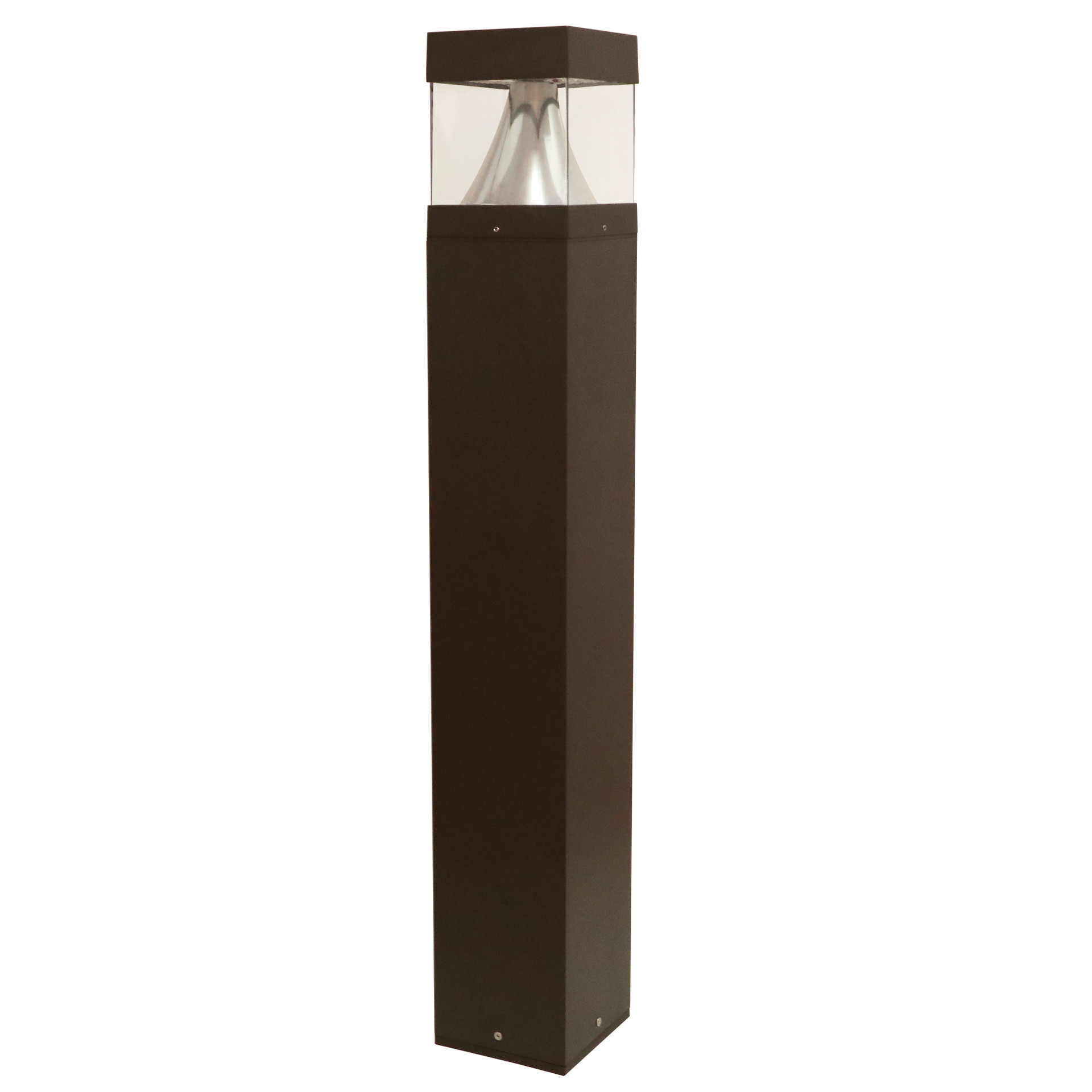 LED Square Bollard 21 Watt, 2700 Lumen, 5000 Kelvin, 100277 volt, UL