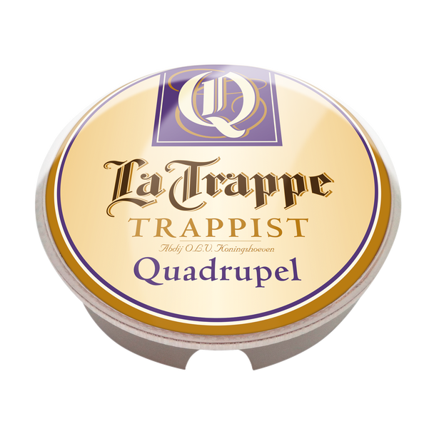 Taplens 'fisheye' La Trappe Quadrupel