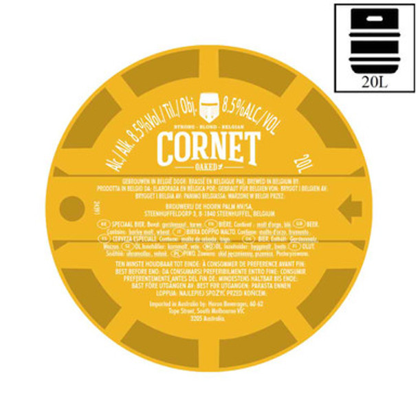 CORNET Strong Blond vat 20L (laag gesatureerd) groen vat PALM