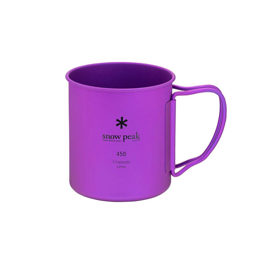 Snow Peak 2024 Titanium Single Wall 450 Coloured Mug
