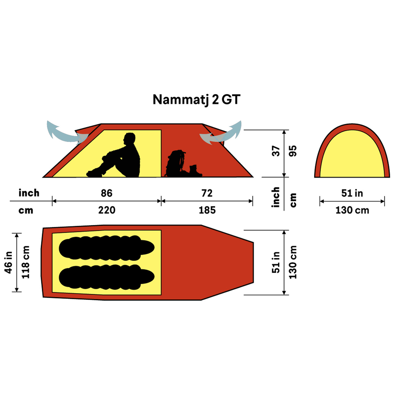 Hilleberg Nammatj 2 GT Tent | UK | Ultralight Outdoor Gear