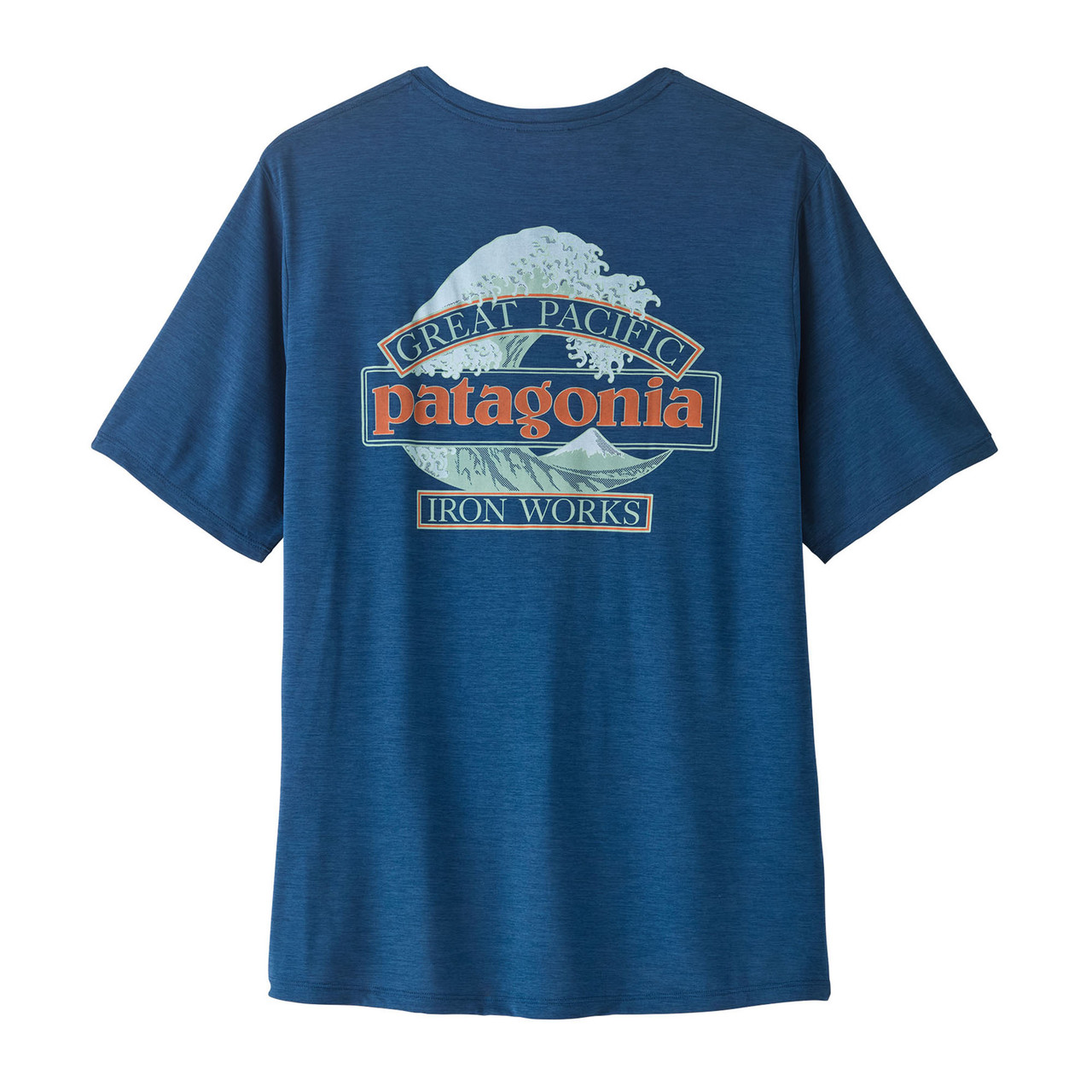 Patagonia Capilene Cool Daily Tシャツ M Patagonia Capilene Cool Daily Shirt - Great Waves | UK